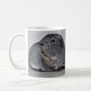 Smooth, Shorthair, Silver Agouti Guinea Pig Coffee Mug