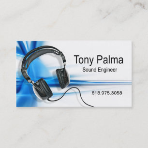 Smooth Sound Engineer - Music Business Card
