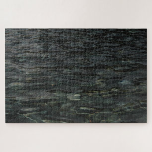 Smooth Stones in Rippled Water Series, Photo 3 Jigsaw Puzzle