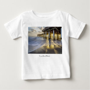 Smooth Waves At Cocoa Pier Baby T-Shirt