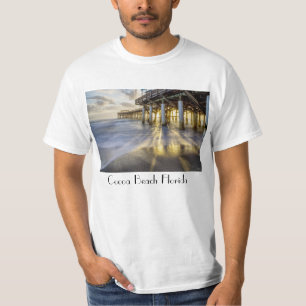 Smooth Waves At Cocoa Pier T-Shirt