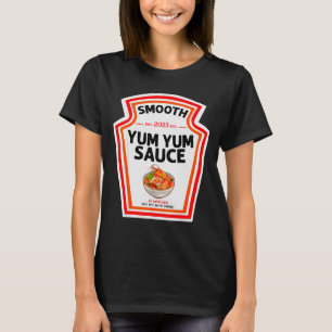 Smooth Yum Yum Sauce Condiment Costume Matching  T-Shirt