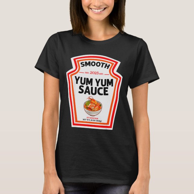 Smooth Yum Yum Sauce Condiment Costume Matching  T-Shirt (Front)