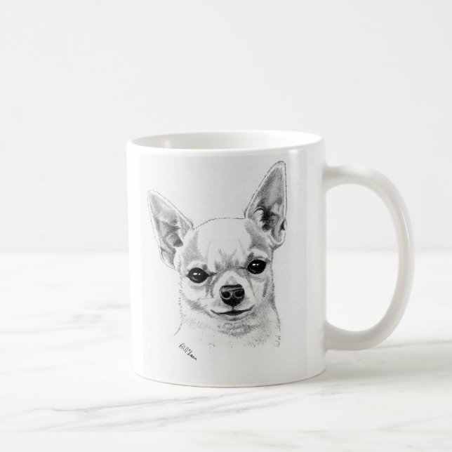Smoothcoat chihuahua - 2 coffee mug (Right)