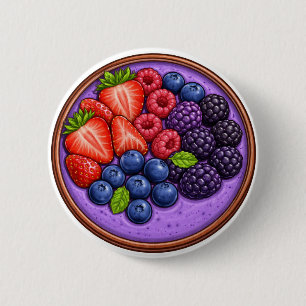 Smoothie Bowl 6 Cm Round Badge