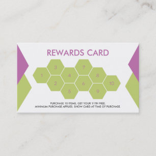 Smoothie Customer Loyalty Business Card