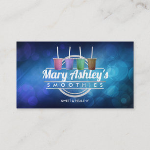 Smoothies business cards