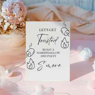 S'more Bar Menu Sign Smore Bar S'mores Station Out