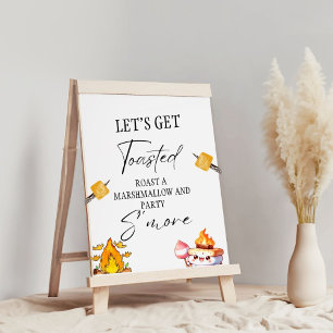 S'more Bar Menu Sign Smore Bar S'mores Station Out