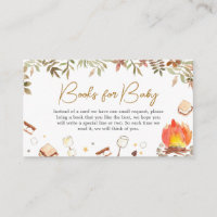 S'more Campfire Baby Shower Books for Baby