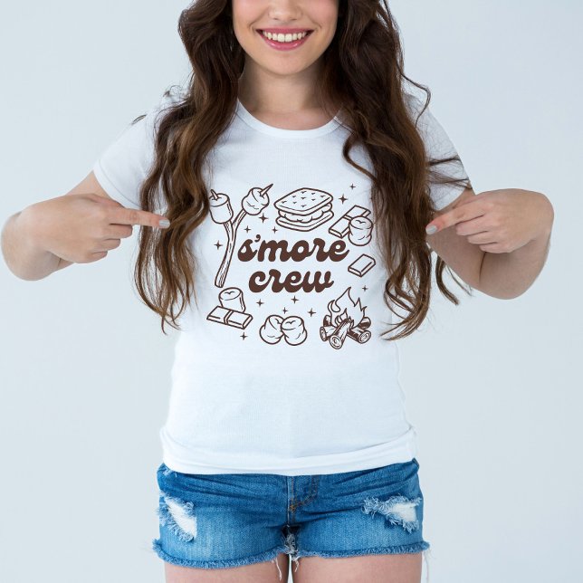 S'more Crew Camping Lover Youth Tshirt (Creator Uploaded)