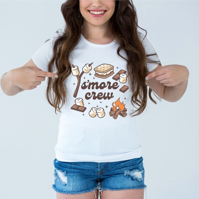 S'more Crew Camping Lover Youth Tshirt (Creator Uploaded)
