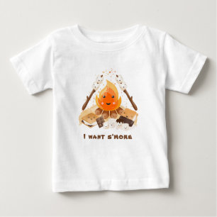 S'more Cute Fun Campfire Baby T-shirt