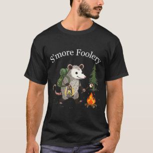 S'more foolery opossum marshmallow funny campfire T-Shirt