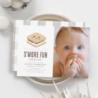 S'more Fun Kawaii 1st Birthday Photo