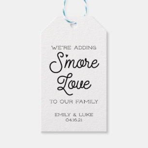 S'more Love Baby Shower Favour Gift Tags