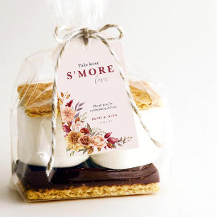 S'more love Fall Wedding Favour Gift Tags