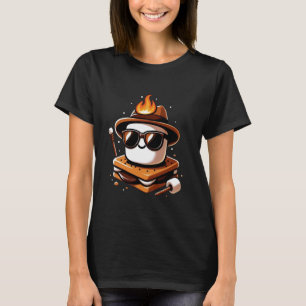 Smore Marshmallow Cute Dab Dance Camping Camper T-Shirt