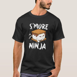 S'more Ninja Camping Toddler Boy Campfire  Smores T-Shirt