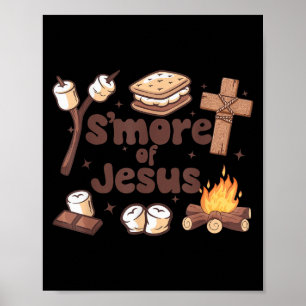 Smore Of Jesus Christian Camper Camng Lover  Poster