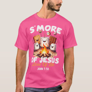 Smore Of Jesus Less Of Me Christian Camper Camping T-Shirt