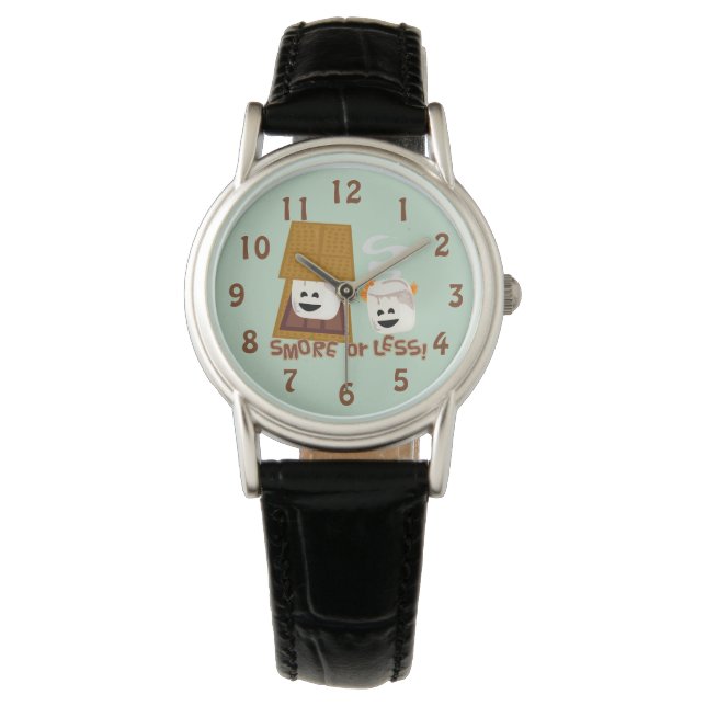 Smore or Less Fun Dessert Cute Design Watch (Front)