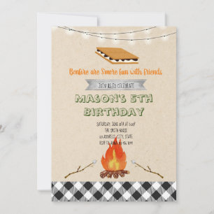 S'more Party Invitation