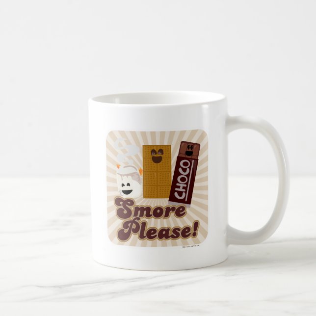Smore Please Fun Cute Dessert Design Coffee Mug (Right)
