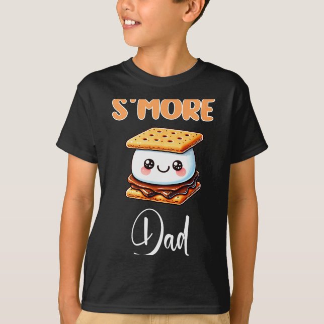 S'more Shirt Funny S'mores Dad S'mores Father Smor (Front)