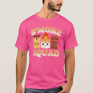 Smore Squad Campfire Camping Outdoor Friends T-Shirt