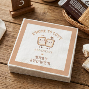 S'more to love Adventure Baby Shower  Napkin