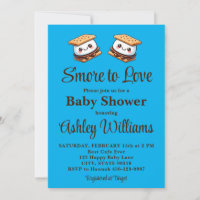 S'more to Love Baby Shower Fun Fall Autumn Winter