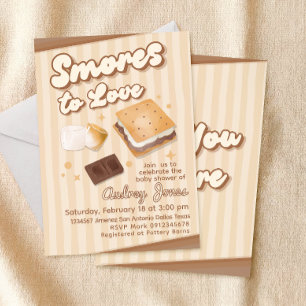 S'more to Love Baby Shower Invitation
