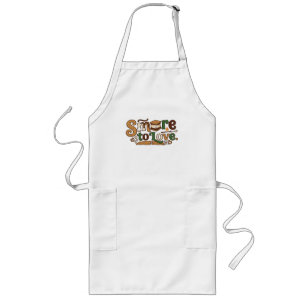S'more to Love – Cute Campfire Pun T-Shirt Long Apron