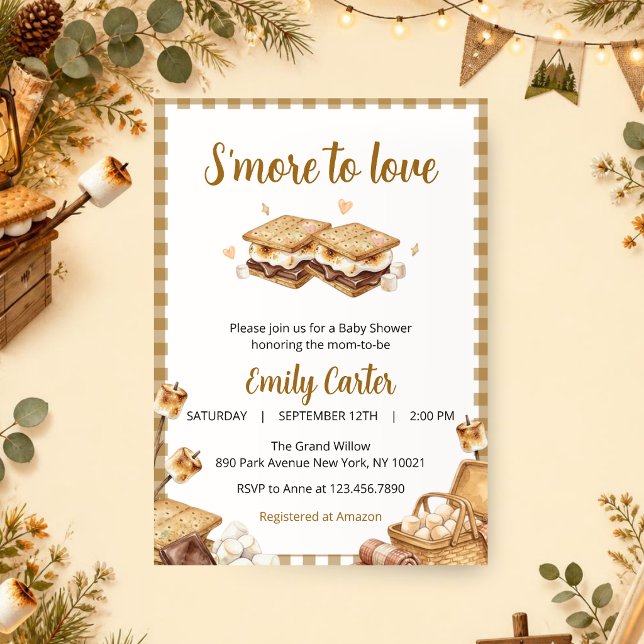 S'more to Love Fall Baby Shower Invitation (Creator Uploaded)