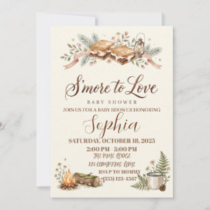 s'more to love invitation