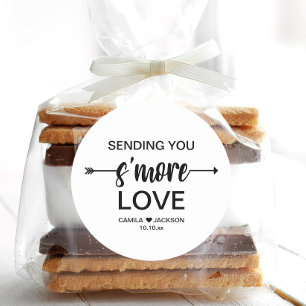 S'more Wedding Favour Classic Round Sticker
