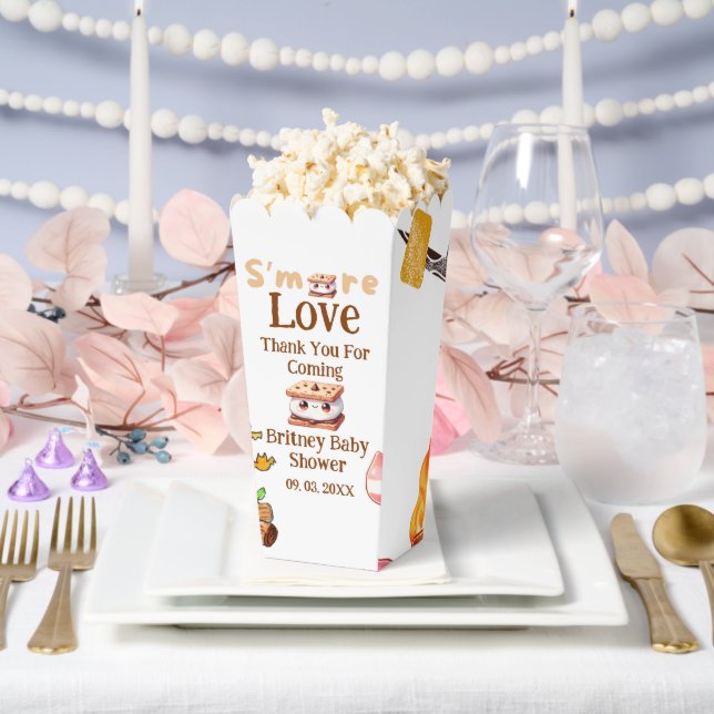 Smores Baby Shower Thank You  Favour bag Smore Favour Box (Wedding)