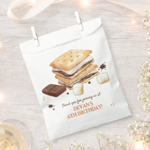 S'mores Birthday Party Favour Bags
