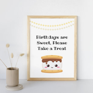 Smores Birthday Party Sign