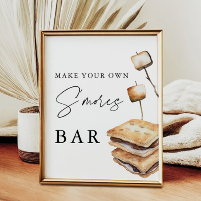 Smores Buffet Make Your Own S'mores Bar Sign (Creator Uploaded)