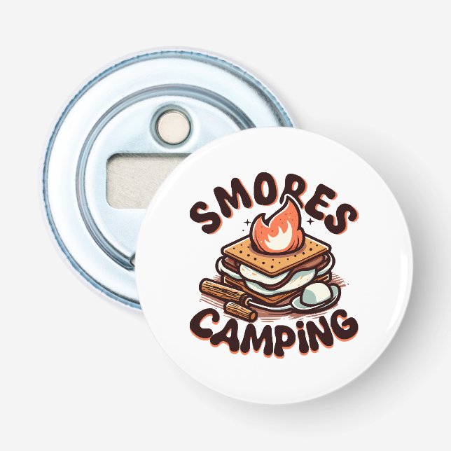 smores camp bottle opener (Front)