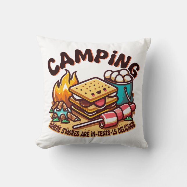 smores camp cushion (Front)