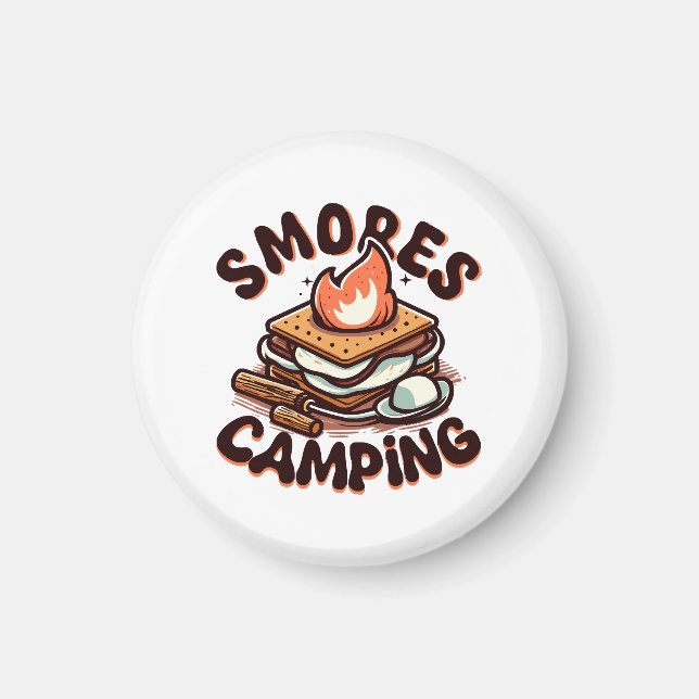 smores camp magnet (Front)