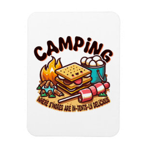 smores camp magnet