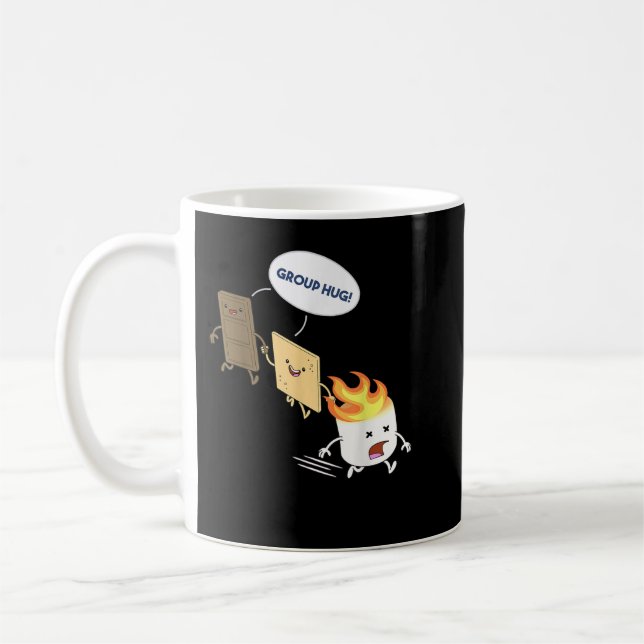 Smores Campfire Marshmallows Roasting Funny Campin Coffee Mug (Left)