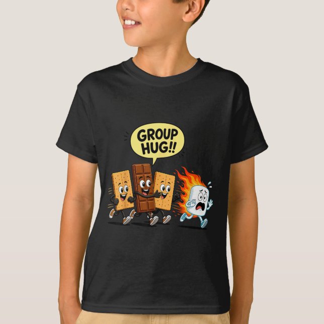 S'mores humour marshmallow campfire  T-Shirt (Front)