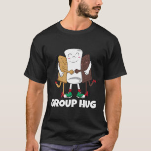 Smores Marshmallow Chocolate Camg Hug T-Shirt