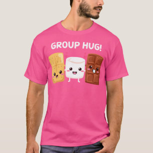 S'Mores Marshmallows Funny Smores Camping Group Hu T-Shirt