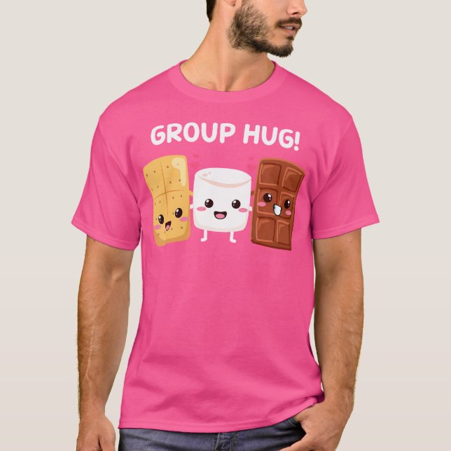 S'Mores Marshmallows Funny Smores Camping Group Hu T-Shirt (Front)